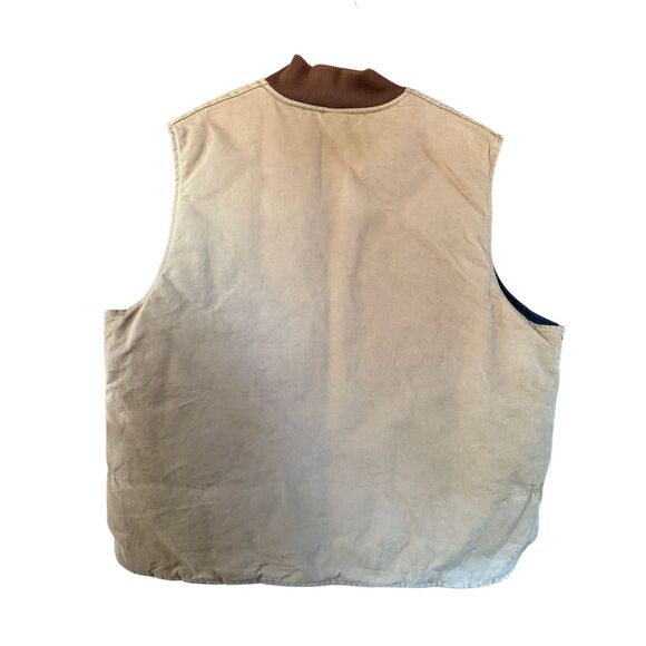 Carhartt Men's Arctic Quilt Lined Duck Vest, Hamilton Brown Sz XXL - Picture 2 of 6